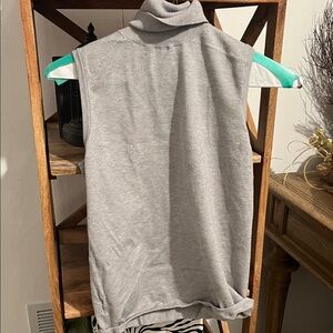 Ann Taylor Light Gray Knit Turtleneck